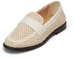 Marc O'Polo aus luftigem Raffiabast mit Leder Loafer grau 36 EU
