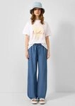 QS Weite Jeans Jeans-Hose Leichte Jeans / Mid Rise / Wide Leg