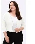 Witt Strickjacke Strickbolero 3/4-Arm beige 44