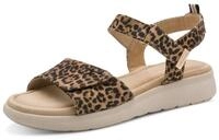 Tamaris Riemchensandale Sommerschuh, Plateausandalette im angesagten Leo-Look