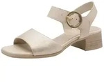 Jana mit Blockabsatz Blockabsatz 8-28705-46 Sandalette beige|braun 36 EU