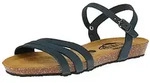 Plakton plakton 405080 Fran Alou Nobuck - Damen Pantolette - Atlantic Sandale blau 37