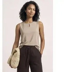 STREET ONE Shirttop und Cut-Out-Detail beige 34 EU