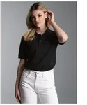 Trigema Poloshirt TRIGEMA Poloshirt DELUXE Piqu&eacute; (1-tlg) schwarz S (36)
