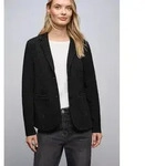 STREET ONE Jackenblazer Sanft glitzernder Look und mit feinem Strukturmuster...