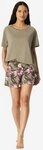 Schiesser Pyjama Modern (2 tlg) Schlafanzug, Pyjama Set, Nachtw&auml;sche