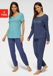 Vivance Dreams by Lascana Pyjama mit Frontschriftzug