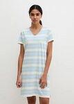 Marc O'Polo Nachthemd Mix N Match Cotton mit kurzem Arm und V-Ausschnitt,...