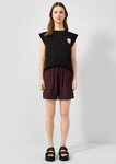 QS Shorts Hose Shorts aus Viskosemix mit Elastikbund