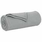 vidaXL Bett&uuml;berwurf &Uuml;berwurfdecke Grau 200 x 150 cm Fleece