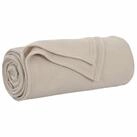 vidaXL Bett&uuml;berwurf Wohndecken 24 pcs Beige 200 x 150 cm Fleece