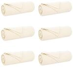 vidaXL Bett&uuml;berwurf Wohndecken 6 pcs Creme 350 x 270 cm Fleece