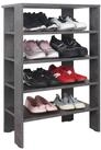 RICOO Schuhregal WM040-BG, 1-tlg., Schuhablage hohes Regal Hochregal schmal