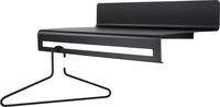Spinder Design Garderobenleiste SWAY 60 (1 St), 2-in-1 Wandregal + Garderobe