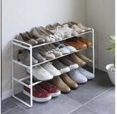 Yamazaki Schuhregal Tower Metall klein minimalistisch ausziehbar stapelbar 3...