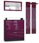 Vladon Garderoben-Set Loret, (Garderobe Set bestehend aus 1 Schuhschrank, 1