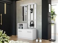 MIRJAN24 Garderoben-Set Kolom, mit 6 Kleiderhaken, Spiegel, Schuhschrank,
