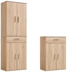 mokebo Schrank-Set Die Allzweckwaffe, (2er-Set), Stauraum-Set aus...