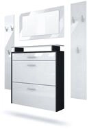 Vladon Garderoben-Set Malea, (Garderobenset bestehend aus 1 H&auml;ngeschuhschrank, 1