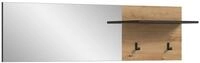 xonox.home Schuhschrank Garderobenpaneel Canu mit Spiegel, Artisan / Basalt grau