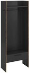 xonox.home Garderobe Bueno, Basalt Melamin Melamin beschichtet modern 70x189x37...