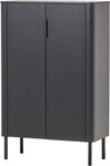 WOOOD Highboard Gunnar FSC&reg;-Mix Massivkiefer mit D&auml;mpfung Funktion, 85 x 39 x...