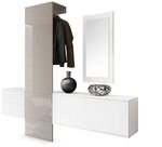 Vladon Garderoben-Set Carlton Set 1, (Wandgarderobe bestehend aus, 4-St., 1...