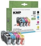 KMP Tintenpatrone (Set, 4-tlg., ersetzt HP &raquo;SM596EE&laquo; Nr. 364 XL, schwarz,...