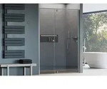 Bernstein Duschwand NT606 FLEX 110 cm Chrom, ESG Sicherheitsglas 6mm,...