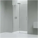 Bernstein Duschwand NT403 100 cm Links, ESG Sicherheitsglas 8mm, Nischendusche