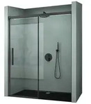 Mai & Mai Dusch-Schiebet&uuml;r Nischent&uuml;r Dusche Duscht&uuml;r Duschabtrennung H:195cm ESG