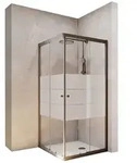 Schulte Eckdusche Corner 180 cm H&ouml;he, BxT: 90x80 cm, Sicherheitsglas, Eckeinstieg