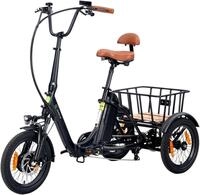 SachsenRAD E-Bike Lastenrad T6S Comfort air faltbar mit Korb und Alarmanlage, 7...