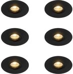 Qazqa LED Einbaustrahler 102871, ohne Leuchtmittel, Warmwei&szlig;