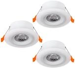EGLO LED Einbauleuchte Calonge, Leuchtmittel inklusive, 3er Set LED...