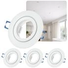 Sweet LED Deckenspot 4er Set IP44 Einbaustrahler GU10 Aluminium f&uuml;r Bad &...