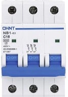 CHINT Schalter Chint 179688 NB1L Leitungsschutzschalter 3polig 20 A