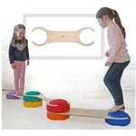 pedalo&reg; Balanceboard Stapelbaustein Balanciersteg / Gleichgewicht Parcours /...