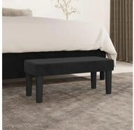 vidaXL Sitzbank, Sitzbank Schwarz 70x30x30 cm Samt