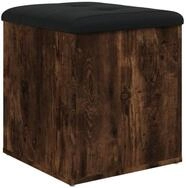 vidaXL Sitzbank, Bank mit Stauraum R&auml;uchereiche 42x42x45 cm Holzwerkstoff