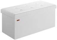 Casaria Sitzbank (1-St), mit Stauraum 80x40x40cm Faltbar 100 L Gepolstert Deckel