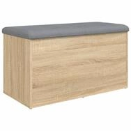 vidaXL Sitzbank 82 x 42 x 45 cm Sitzbank mit Stauraum Sonoma Eiche 82x42x45 cm