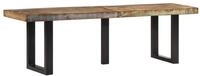 vidaXL Bank, Bank 160 cm Massives Altholz und Stahl