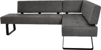 K+W Komfort & Wohnen Eckbank Spider II, Sitzsteppung, bequem durch Sandwichbauweise,