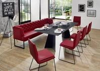 K+W Komfort & Wohnen Polsterbank Creso, im modernen Chesterfield-Look, mit...