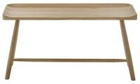 MCA furniture Sitzbank in holzfarben, Eiche massiv ge&ouml;lt - 95x45x35cm (BxHxT)