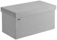 Casaria Sitzbank, Cord Beige Faltbar 76x38cm 300kg Belastbarkeit Wohnzimmer