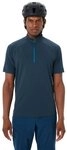 VAUDE Radtrikot Men's Adlux HZ Shirt f&uuml;r Radfahren, f&uuml;r Erwachsene, f&uuml;r sportliche