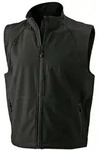 James & Nicholson Funktionsweste Herren Softshell Vest / Atmungsaktiv...