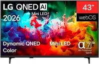 LG 43QNED71B6B QNED-Fernseher (108 cm/43 Zoll, 4K Ultra HD, Smart-TV)
